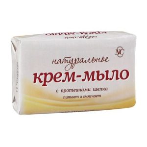 Крем-мыло туалетное Невская Косметика Натуральное с протеинами шелка, 90г — купить в Красноярске