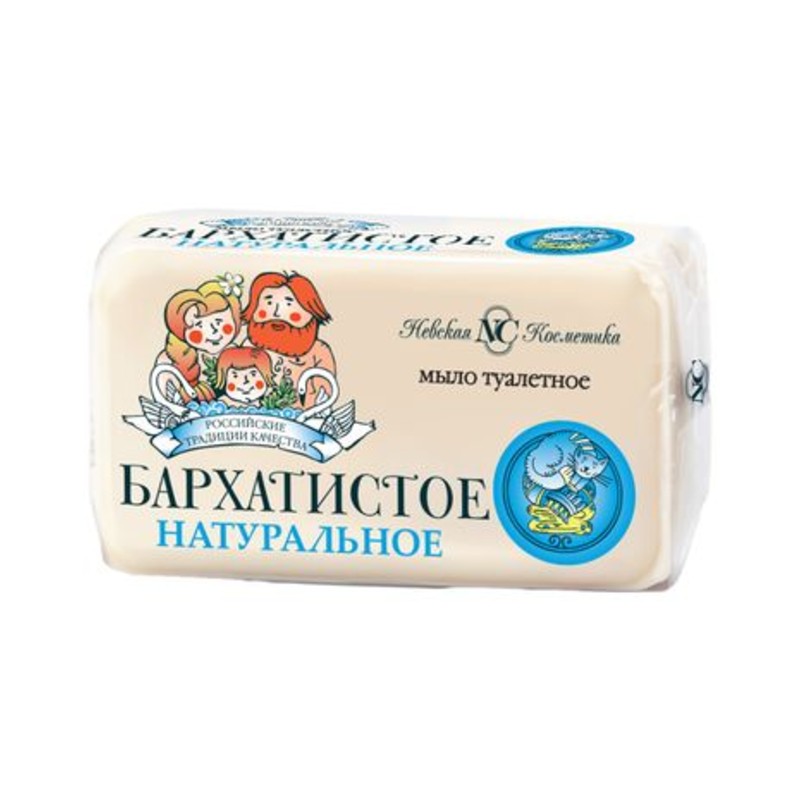 prod-11379-800 Мыло туалетное Невская Косметика Бархатистое, 140г