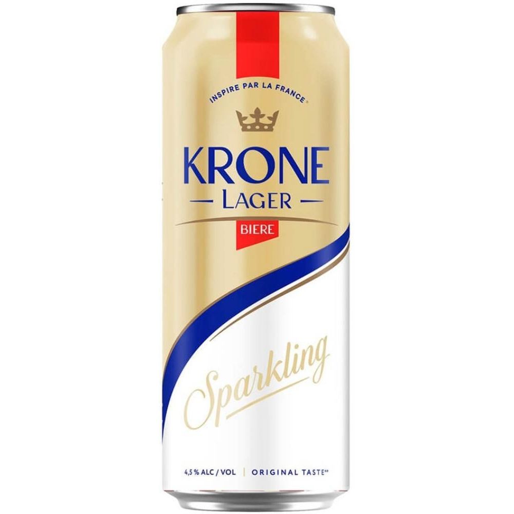 u052t09sffuxhefa9icilibph1bhowlr.jpg Пиво светлое Krone "Lager Biere", 4,7%, ж/б, 0,45 л