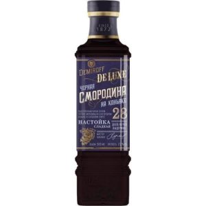 Настойка сладкая Demiroff «Черная смородина на коньяке», 21%, 0,5 л — купить в Красноярске