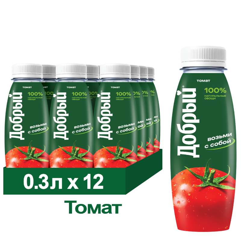 uiwdscikih.png Сок Добрый «Томат», 0,3 л
