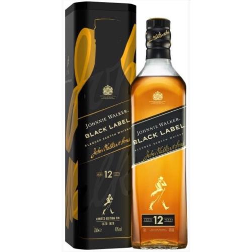 S Виски шотландский купажированный Johnnie Walker "Black Label", выдержка 12 лет, 40%, 0,7 л