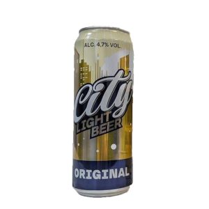 Пиво светлое City Light Beer «Оригинальное», 4,7%, ж/б, 0,43 л — купить в Красноярске