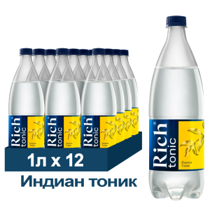 Напиток газированный Rich «Индиан тоник», ПЭТ, 1 л