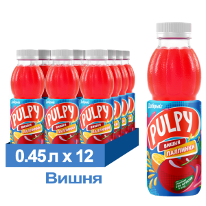 Напиток сокосодержащий Добрый Pulpy «Вишня», ПЭТ, 0,45 л